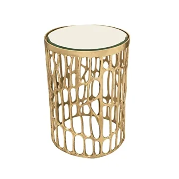 Sagebrook Home Accent Table Set - Stylish Gold Accent