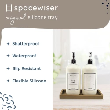 Elegant Spacewiser Silicone Tray for Home Organization