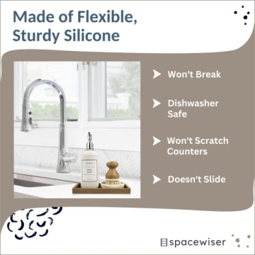 Elegant Spacewiser Silicone Tray for Home Organization