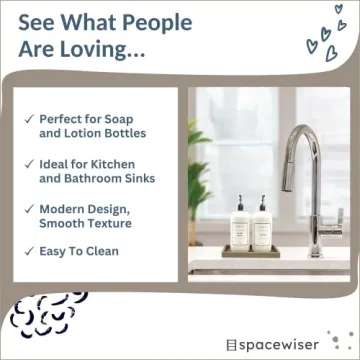 Elegant Spacewiser Silicone Tray for Home Organization