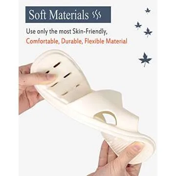 GuanZo Shower Slipper Quick Dry Non-Slip Indoor/Outdoor Use