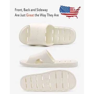 GuanZo Shower Slipper Quick Dry Non-Slip Indoor/Outdoor Use