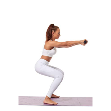 TOSAMC 3lbs Dumbbell Bars for Women Fitness Workouts