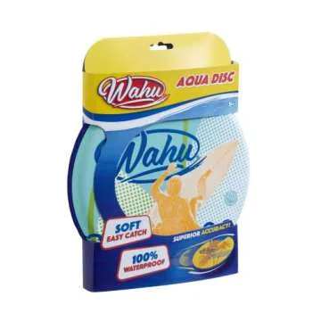 Wahu 100% Waterproof Aqua Soft Flying Disc Toy for Pool and Beach Play, 9.5" Throwing Disc Outdoor Water Frisbee, Surfer