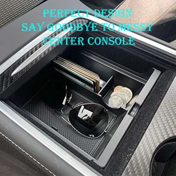 Tesla Model 3/Y Center Console Organizer - Functional & Stylish