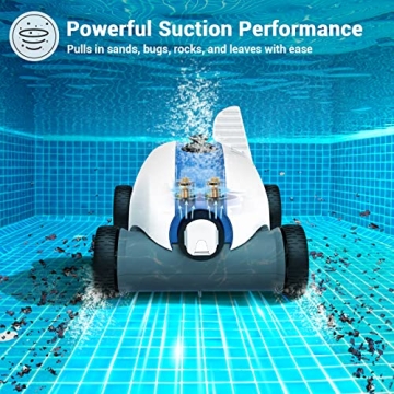 Cordless Robotic Pool Cleaner for Effortless Cleaning