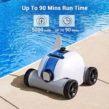Cordless Robotic Pool Cleaner for Effortless Cleaning