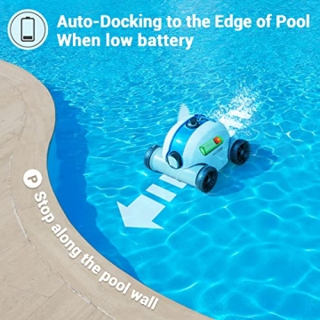 Cordless Robotic Pool Cleaner for Effortless Cleaning