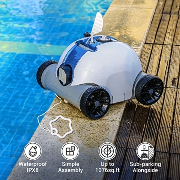 Cordless Robotic Pool Cleaner for Effortless Cleaning