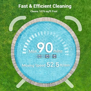 Cordless Robotic Pool Cleaner for Effortless Cleaning