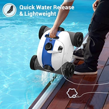 Cordless Robotic Pool Cleaner for Effortless Cleaning