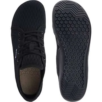 WHITIN Women's Water Shoes Swim Dry Quick Barefoot Aqua Sneakers Beach Minimalist Size 6 Zero Drop Sports Walking Surf Boating Fishing River Black 36