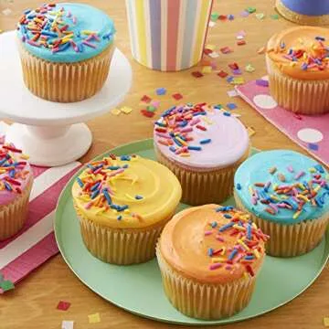 Wilton Neon Gel Food Color Set, magenta, orange, teal and purple