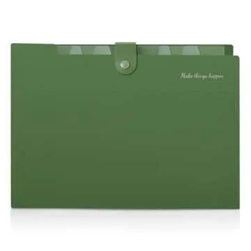 SKYDUE Expanding File Folder - 8 Pocket Organizer