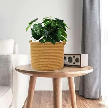 ABenkle Small Woven Rope Basket