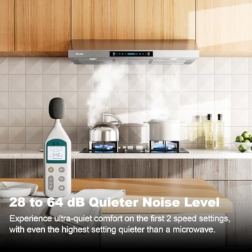 900-CFM Gesture Control Stainless Steel Range Hood