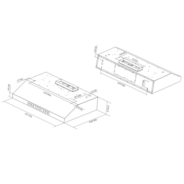 900-CFM Gesture Control Stainless Steel Range Hood