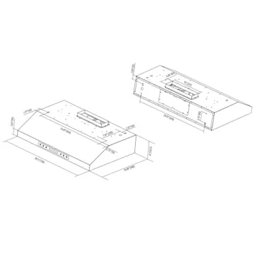 900-CFM Gesture Control Stainless Steel Range Hood