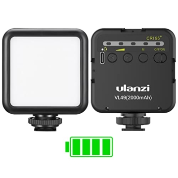 ULANZI VL49 LED Video Light for Vloggers and Creators