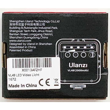 ULANZI VL49 LED Video Light for Vloggers and Creators