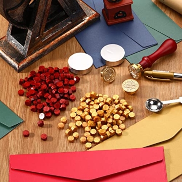 216 Pieces Christmas Wax Seal Stamp Kit for Unique Crafts