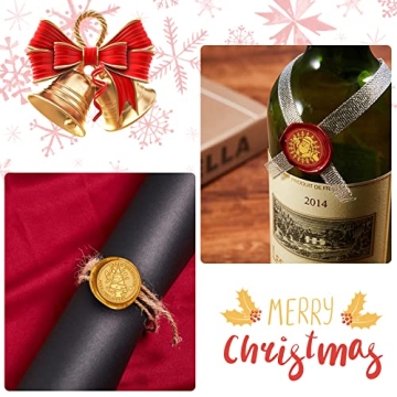 216 Pieces Christmas Wax Seal Stamp Kit for Unique Crafts