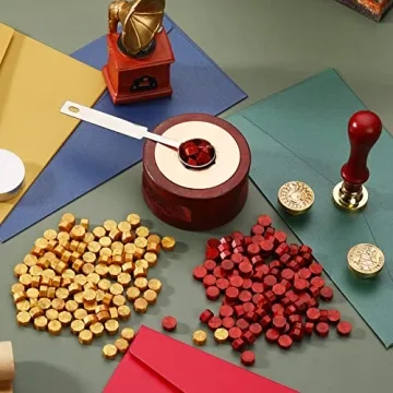 216 Pieces Christmas Wax Seal Stamp Kit for Unique Crafts