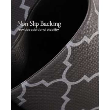 Homergy Anti Fatigue Kitchen Mats - 2 Piece Memory Foam Set