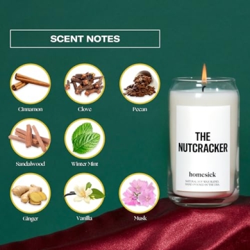 Homesick Nutcracker Candle - Eco-Friendly 13.75oz Gift