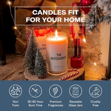 Homesick Nutcracker Candle - Eco-Friendly 13.75oz Gift