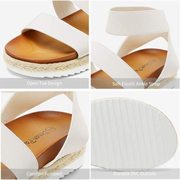 DREAM PAIRS Women's Wedge Sandals for Summer Style