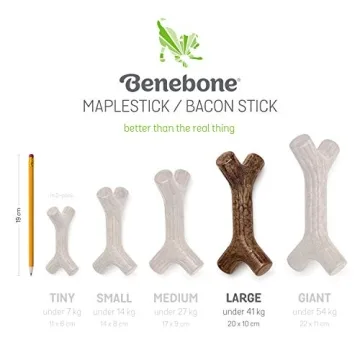 Benebone Maplestick Durable Dog Chew Toy for Aggressive Chewers