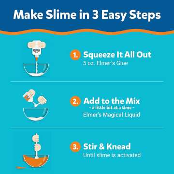 Elmer's Celebration Slime Kit, Slime Supplies 10 Count