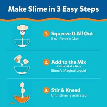 Elmer's Celebration Slime Kit, Slime Supplies 10 Count