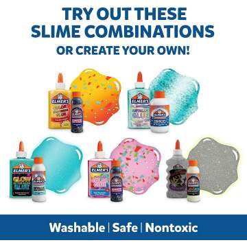 Elmer's Celebration Slime Kit, Slime Supplies 10 Count