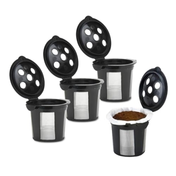 DeliBru Reusable K Cups for K-Supreme and K-Supreme Plus - Eco-Friendly Coffee Filter Pods