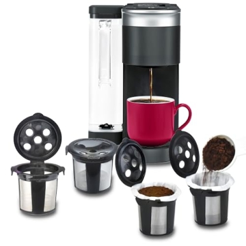 DeliBru Reusable K Cups for K-Supreme Coffee Filter Pods Refillable