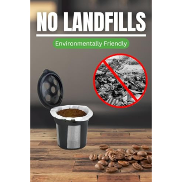 DeliBru Reusable K Cups for K-Supreme Coffee Filter Pods Refillable