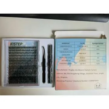 DIY Lash Extension Kit, 280Pcs Lash Clusters, Individual Eyelash Extensions Kit with Natural Look, 40D-0.07-D Curl 8-16 Mix Lash Lift Kit, Manga Lash Clusters Diy at Home