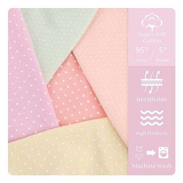 Donella Girls' Soft Cotton Underwear - Kids Bikini Brief Panties for Girls and Toddlers 5-Pack, Dots with Lace Trim, Age: 2-3