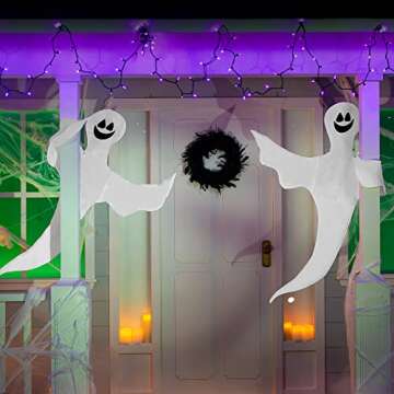 JOYIN 2 Pcs Ghost Tree Wraps for Halloween Parties