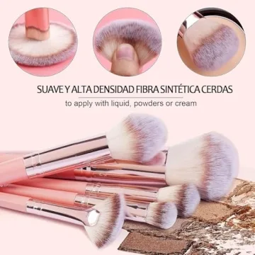 42Pcs Premium Synthetic Makeup Brush Set & Tools