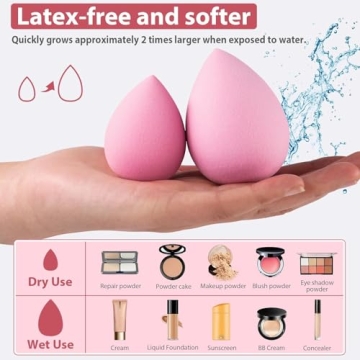 42Pcs Premium Synthetic Makeup Brush Set & Tools