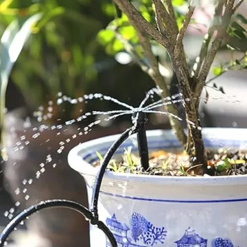 Kalolary 100PCS Barbed Tee Connectors for Drip Irrigation