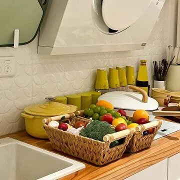 Stylish GRANNY SAYS Waterproof Wicker Baskets for Storage