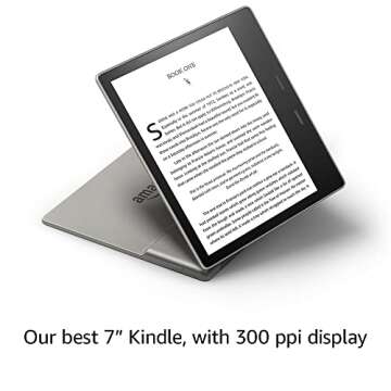 Experience the Amazon Kindle Oasis - 7” Display, 32GB, Waterproof