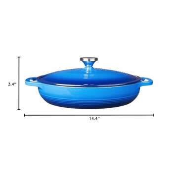 Lodge Oval Casserole: Versatile Cast Iron Cookware