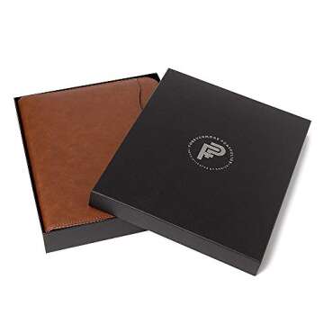 Forevermore Portfolios Padfolio Binder - Professional Faux Leather Travel Organizer Pouch for Tablet...
