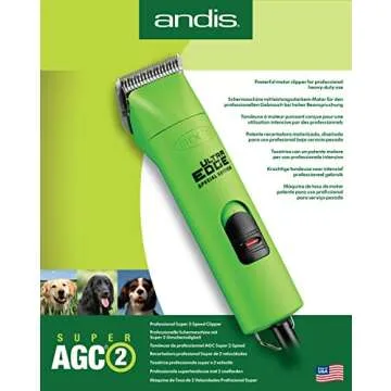 Andis ProClip AGC Super 2-Speed Plus Detachable Blade Clipper - Spring Green,dogs, house-cats