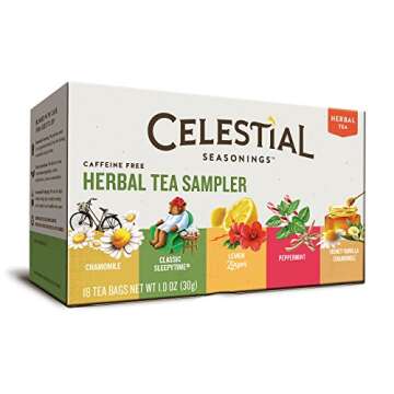 Celestial Seasonings Herbal Tea Flavor Bundle: 2 Boxes; Herbal, Fruit Tea Sampler
